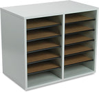 Safco Literature Organizer, 12 Compartments, Office and Classroom Mailbox - Image 4