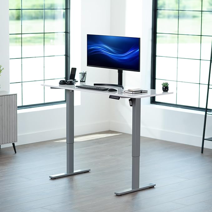 VIVO Electric Dry Erase 60 x 24 in Standing Desk, Memory Height Adjustment - Image 2