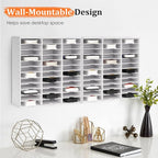 Krafetto 2 Pack 36 Grids Ink Pad Storage Rack, Wall-mountable Stamp Pad - Image 4