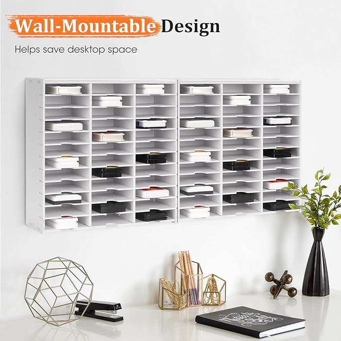 Krafetto 2 Pack 36 Grids Ink Pad Storage Rack, Wall-mountable Stamp Pad - Image 4