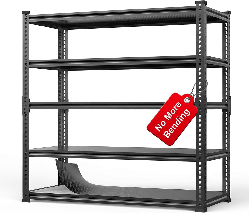 lauxery 5-tier heavy duty garage shelving, 48 x24, main product view