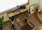 Claiks Standing Desk with Drawers, Adjustable Stand Up Electric Small Standing - Image 2