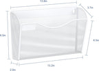 Samstar 6 Pack Mesh Wall Mounted File Holder Metal Wall File Pocket Mail - Image 6