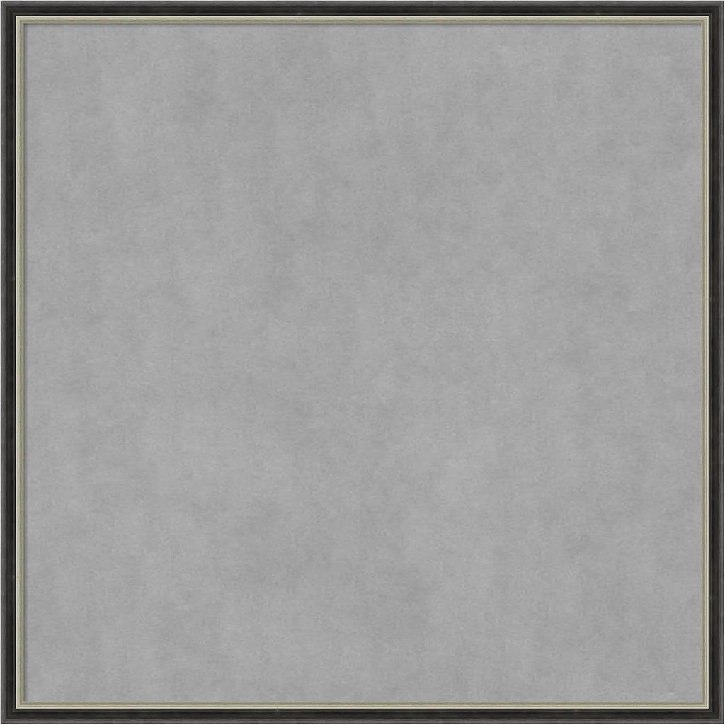 Amanti Art Black Framed Magnetic Board 25x25 Medium Vision Board