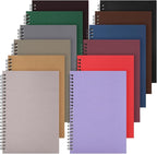 Leelosp 12 Pack Small Spiral Notebook A5 Lined College Ruled Spiral Journal by Leelosp