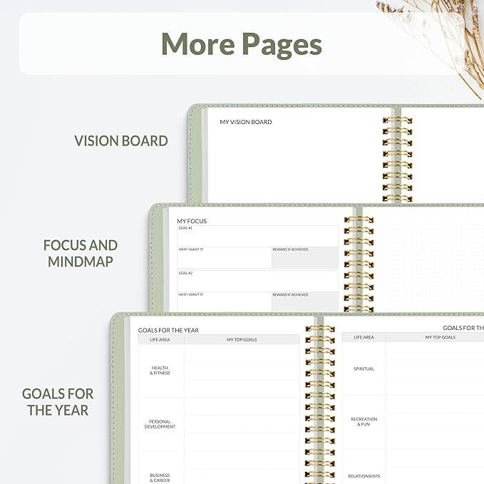 SUNEE 2026 Planner 8.5" x 11" – Dated Productivity Planner - Image 6