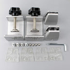 Sneeze Guard Support Clamp Partition Aluminum Adjustable Partition Support - Image 2