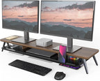 Fenge Dual Monitor Stand, Monitor Stands Riser by Fenge