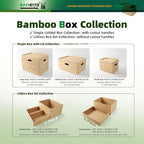 BAMOTTO Lidded Bamboo Storage Bins & Box/Cube/Basket, Home Kitchen and Office - Image 7