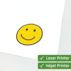 200 Sheets, Printable White Sticker Paper, Laser/Inkjet Printing - Image 4