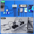 USB C Charger 300W USB C Charger Block 8-Ports GaN IV Fast Charging Station - Image 7