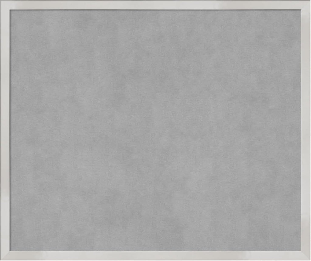 Amanti Art Silver Framed Magnetic Board 21x25 Medium Vision Board