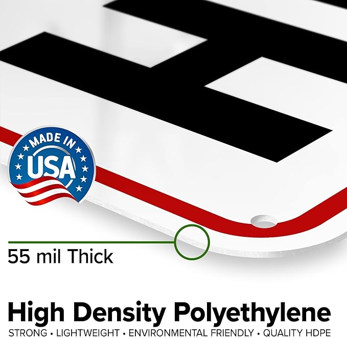 Custom Arrow, Custom Directional Sign, Up Arrow, 24x30 Inches, 55 mil thick - Image 3