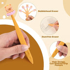 24 Pcs Cute Retractable Eraser for Pencils Cute School Supplies Kawaii Erasers - Image 3