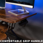 VIVO 32 inch Desk Converter, K Series, Height Adjustable Sit to Stand Riser - Image 7