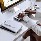 MOFII Wireless Keyboard and Mouse Combo, Computer Full Size 2.4G Plug and Play - Image 6