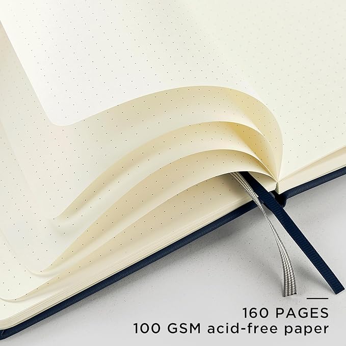 &And Per Se Dotted Journal Notebook, A5 Hardcover Bullet Dotted Journals - Image 4