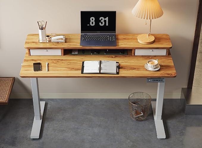 FEZIBO 48 x 24 Inch Height Adjustable Electric Standing Desk - Image 6