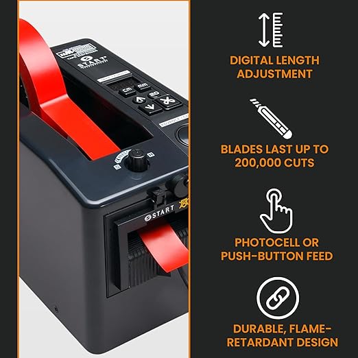 START International ZCM1000 Electric Tape Dispenser – Automatic Adhesive Tape - Image 3