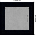 Amanti Art Black Framed Magnetic Board 16x16 X-Small Vision Board - Image 4