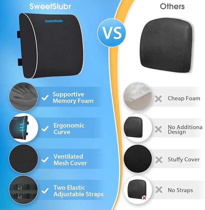 SweetSlubr Large Lumbar Support Pillow - Image 7