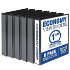 Samsill 1.5 Inch 3 Ring Binders, Made in USA, Economy Round Ring, 325 Sheet by Samsill