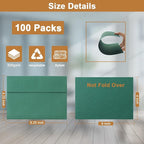 Silunkia 100 Packs 10 Assorted Colors Blank Flat Cards and Envelopes 4 x 6 - Image 2
