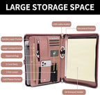 Geslun Personalized Vegan Leather Portfolio, Legal Size 8.5 x 14 Pad Holder - Image 7