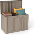 Yardgrace 50 Gallon Lockable Resin Deck Box, Waterproof & UV-Resistant Outdoor by Unknown