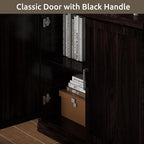 Bevfint 70 Inch Tall Bookcase - Image 6
