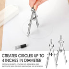 Zonon 24 Pcs Compass for Geometry Compass Bulk for Classroom Math Students - Image 5
