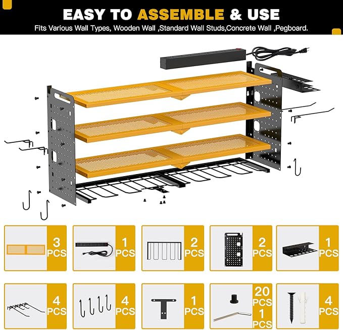 NattyDot Power Tool Organizer Wall Mount - Image 7