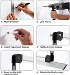 XBoard Magnetic Whiteboard 48 x 31 inch, Dry Erase Board - Image 5
