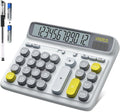 Desktop Calculator with Extra Large 5-Inch LCD Display, 12-Digit Two Way Power by yxzzhx