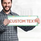 Custom Sign, Custom Street Sign, 11 Font Colors, 13 Font Styles, 4 Hole Options - Image 2