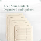 Gallery Leather Address Book Refill Replacement Pages - Image 6