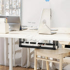 PAVSTINE Under Desk Cable Management Tray, 17 in Metal Cable Tray Basket - Image 2