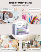 wali desk file organizer, 4 tier desktop paper, close-up detail