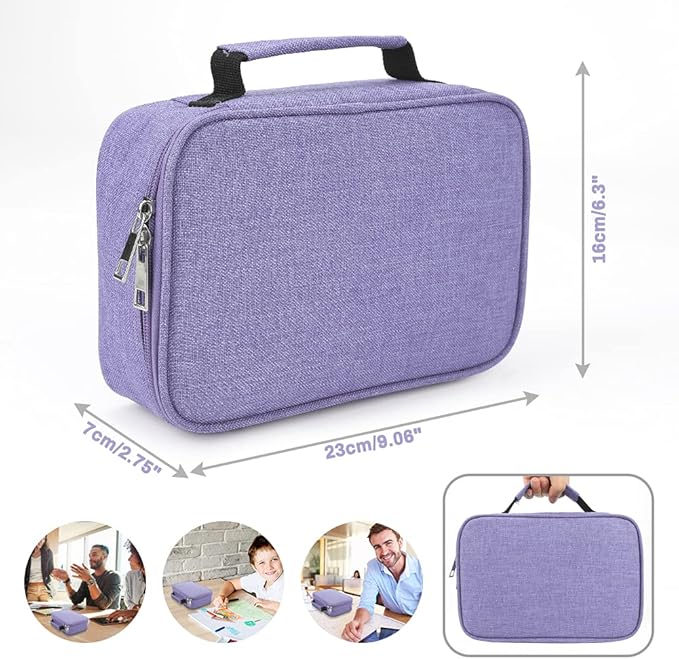 Number-one Large Capacity Pencil Case, 72 Slots Colored Pencil Pouch Bag - Image 7