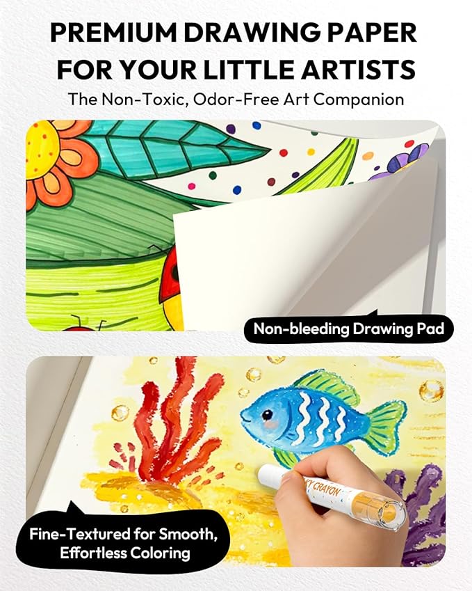 JUPITEARTH Sketch Pads, Acid-Free Thickened Glue-Bound Sketchbook, Art Supplies - Image 3