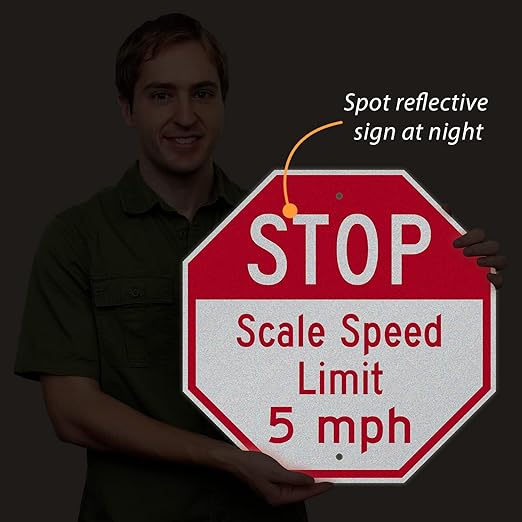 SmartSign Custom STOP Sign 18"x18" 3M Laminated EG Reflective 80 mil Aluminum - Image 2