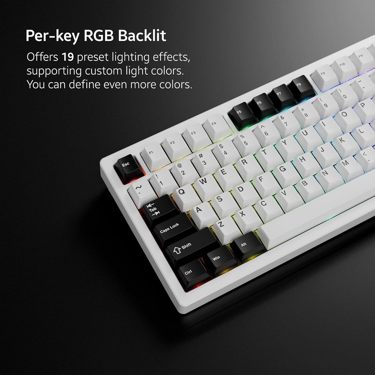 OOCTPK Chilkey ND75 Aluminum Keyboard 75% Percent Wireless Gaming Mechanical ...