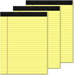 Yellow Legal Pads 8.5 x 11 Writing Pads Yellow Note Pads 8.5 x 11 Perforated by Aidunmis