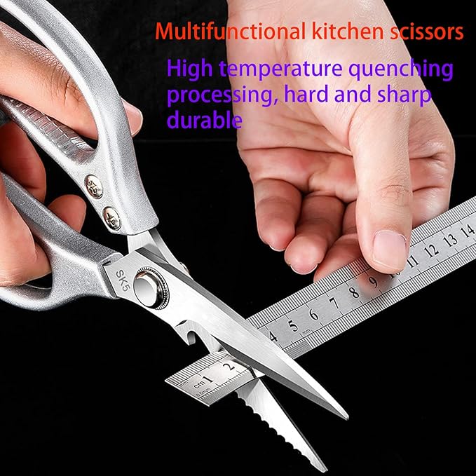 Kitchen Scissors All purpose, Have duty Stainless Steel Cooking Shears - Image 3