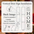 Welcome Sign for Front Porch, Farmhouse Vertical Outdoor Porch Decorations for - Image 5