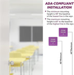 6" X6" Exam Room 2 Sign - Image 4