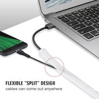 Moxita 25ft - 1/2 inch Cord Protector Cable Sleeve Split Wire Loom Tubing - Image 3