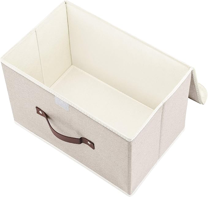 TYEERS Collapsible Storage Boxes, Washable Fabric Storage Bins - Image 3