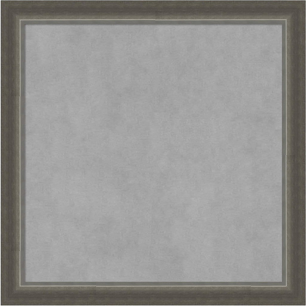 Amanti Art Silver Framed Magnetic Board 23x23 Medium Vision Board