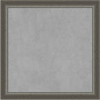 Amanti Art Silver Framed Magnetic Board 23x23 Medium Vision Board
